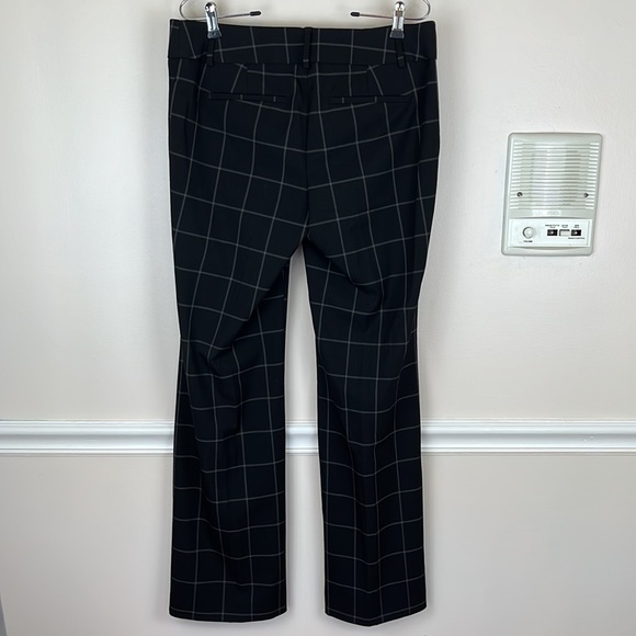 LOFT Marisa Black Windowpane Slacks/Trousers/Dress Pants, NWOT, Size 6 - Picture 6 of 14